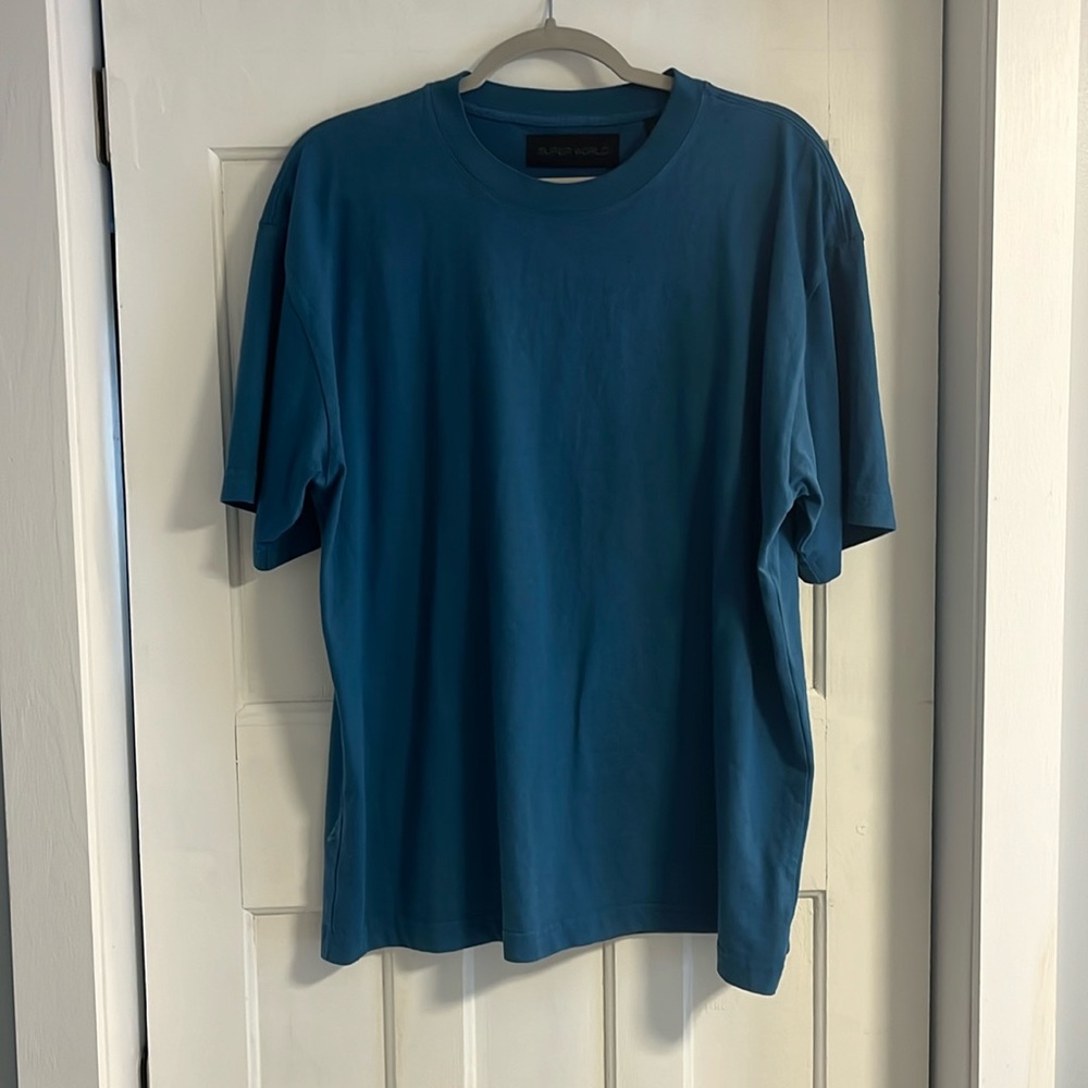 Aritzia Sunday Best Blue Crew Neck T-Shirt | Women’s Medium | Soft Everyday